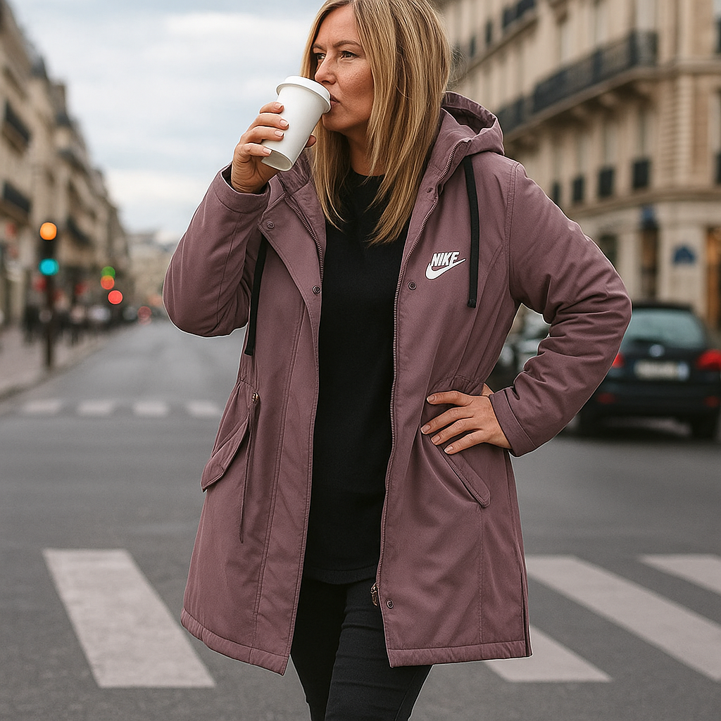 20250620_1128_Woman Wearing Stylish Jacket_remix_01jy5nzzzge939bp587sgcvfvg